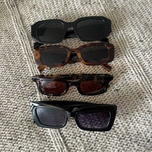 Sunglasses Set in Black and Tortoiseshell